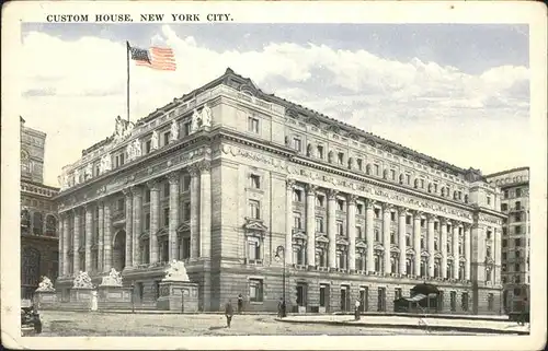 New York City Custom House Flag / New York /