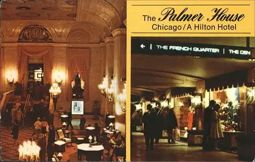 Chicago Illinois The Palmer House Hilton Hotel Kat. Chicago