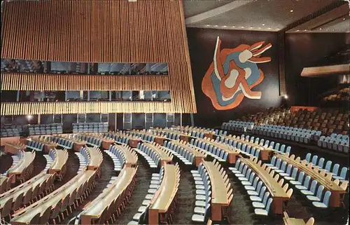 New York City United Nations Headquarters General Assembly Hall / New York /