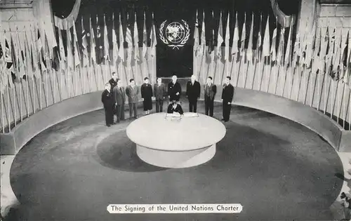 San Francisco California United Nations Unies Signing of the United Nations Charter Kat. San Francisco
