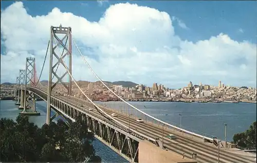 San Francisco California Oakland Bay Bridge Skyline view from Yerba Buena Island Kat. San Francisco