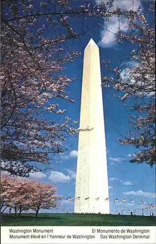 Washington DC Washington Monument Kat. Washington