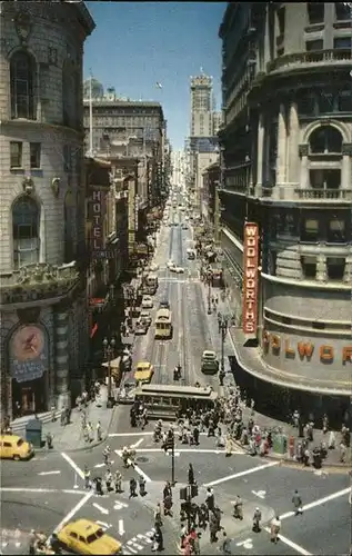 San Francisco California Powell at Market Street Kat. San Francisco