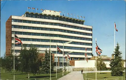 Edmonton Alberta City Hall Flag Kat. Edmonton