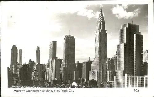New York City Midtown Manhatten Skyline / New York /
