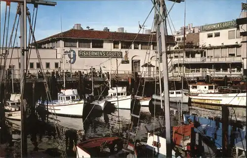 San Francisco California Fisherman s Wharf Tourist Terminal Fischermen s Grotto Kat. San Francisco