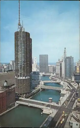 Chicago Illinois Marina Tower Kat. Chicago