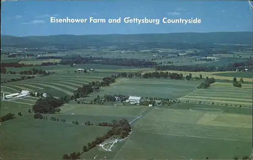 Gettysburg Pennsylvania Eisenhower Farm Countryside aerial view Kat. Gettysburg