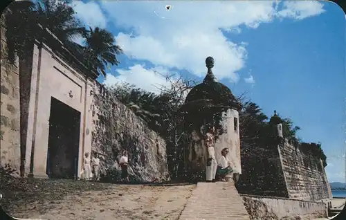 San Juan Puerto Rico Puerta de San Juan viejas murallas Kat. San Juan