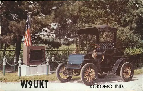 Kokomo Indiana Haynes Memorial Flag Automobile Kat. Kokomo