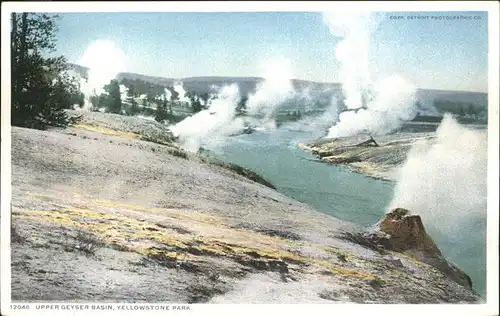 Yellowstone National Park Upper Geyser Basin Kat. Yellowstone National Park