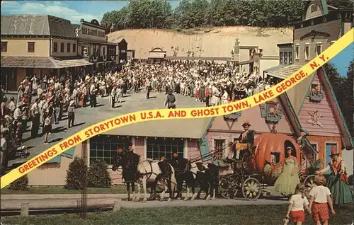 Lake George New York Storytown Ghost Town and Jungle Land Fun and Fantasy Horse Kat. Lake George