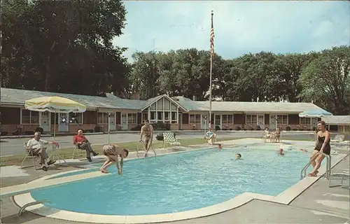 Pittsfield Maine City Motel Swimming Pool Kat. Pittsfield