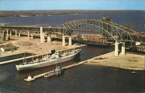 Hamilton Ontario Burlington Skyway Bridge Steamer Kat. Hamilton