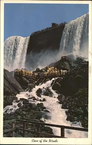 Niagara Falls New York Touring Hurricane Deck Wildcat stream Bridal Veil Falls American Falls Kat. Niagara Falls