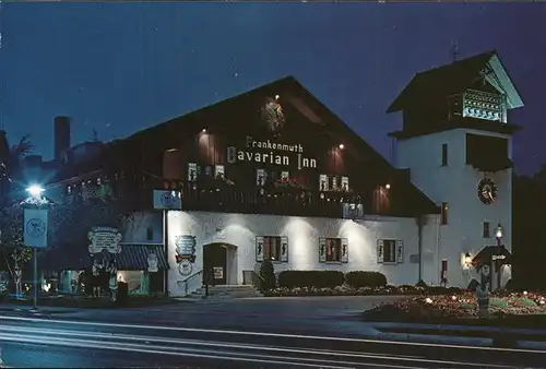 Frankenmuth Bavarian Inn Hotel Restaurant at night Kat. Frankenmuth