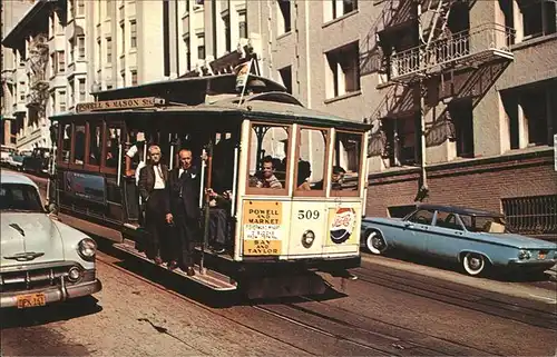 San Francisco California Cable Car Creator Andrew Hallidie Kat. San Francisco