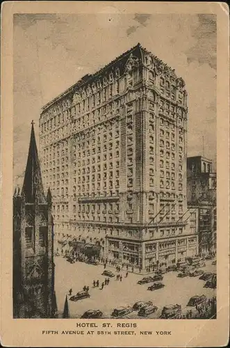 New York City Hotel St. Regis Fifth Avenue / New York /