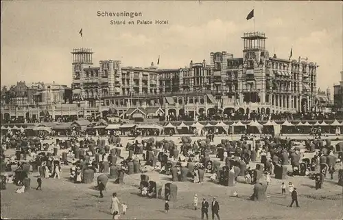 Scheveningen Strand an Palace Hotel Kat. Scheveningen