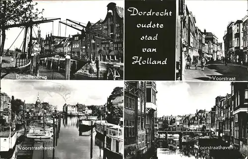 Dordrecht Voorstraat u.Voorstraathaven Kat. Dordrecht