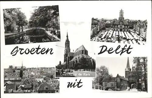 Delft Kolk u.Markt Kat. Delft