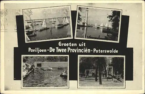 Assen Paviljoen "De Twee Provincien" Paterswolde Kat. Assen