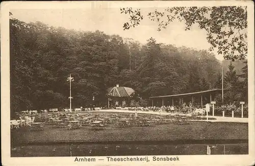 Arnhem Theeschenkerij Sonsbeek Kat. Arnhem