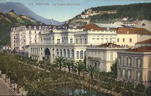 Menton Alpes Maritimes La Casino Municipal Kat. Menton