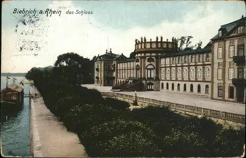 Biebrich Wiesbaden Schloss am Rhein / Wiesbaden /Wiesbaden Stadtkreis