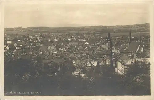 Weimar Thueringen Panorama / Weimar /Weimar Stadtkreis