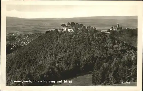 Wernigerode Harz Harburg und Schloss Kat. Wernigerode