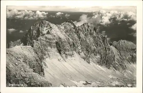 Dreitorspitze Bergpanorama Mellerhuette Kat. Garmisch Partenkirchen