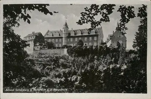 Bensheim Bergstrasse Schloss Schoenberg Kat. Bensheim