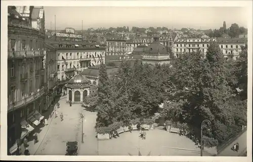 Wiesbaden Kochbrunnen mit Anlagen Kat. Wiesbaden