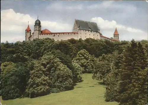 Coburg Veste vom Hofgarten Kat. Coburg