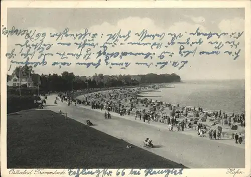 Travemuende Ostseebad Strand / Luebeck /Luebeck Stadtkreis