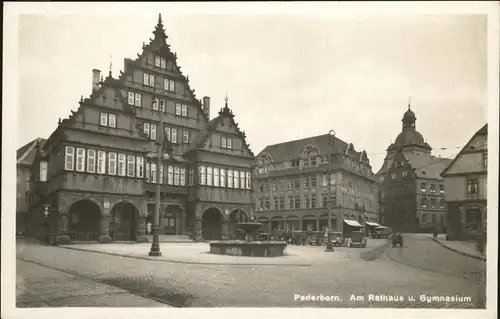 Paderborn Rathaus Gymnasium Kat. Paderborn