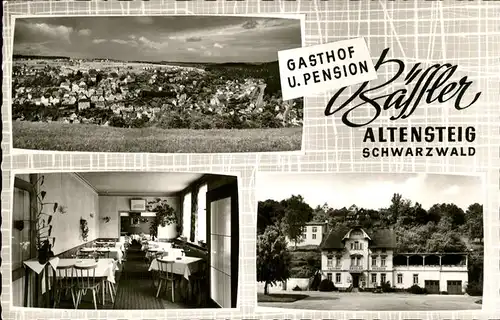 Altensteig Schwarzwald Gasthof Pension Baessler / Altensteig /Calw LKR