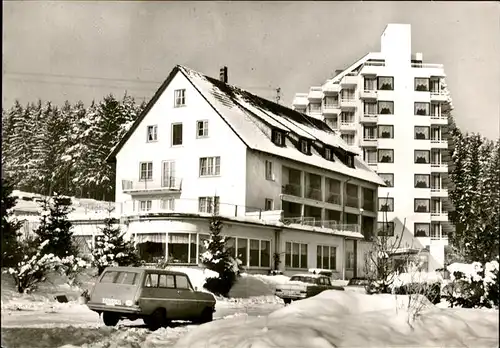 Luetzenhardt Hotel "Sonnenhof" im Schnee Kat. Waldachtal