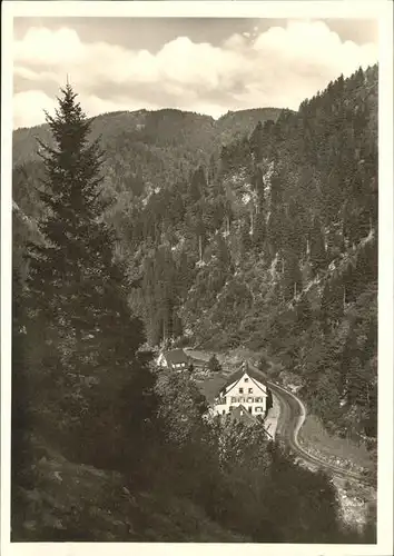 Gremmelsbach Gasthaus Pension "Forelle" Kat. Triberg im Schwarzwald