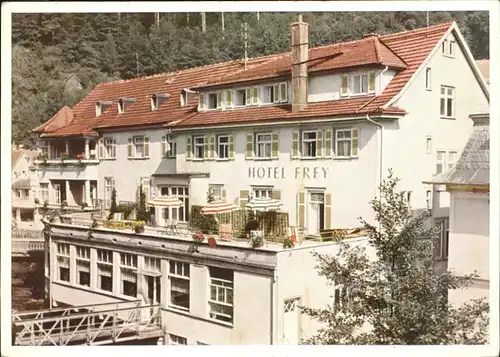 Wildbad Schwarzwald Hotel "Frey" Oskar Frey Kat. Bad Wildbad