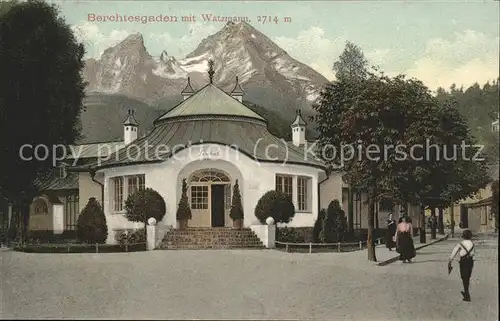 Berchtesgaden Lesehalle u.Watzmann Kat. Berchtesgaden