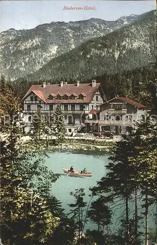 Badersee Badersee Hotel Kat. Grainau