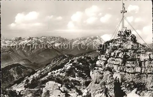 Berchtesgaden Wallberggipfel Karwendel Zugspitze Kat. Berchtesgaden