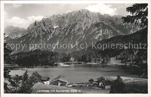 Lautersee Mittenwald  Kat. Mittenwald