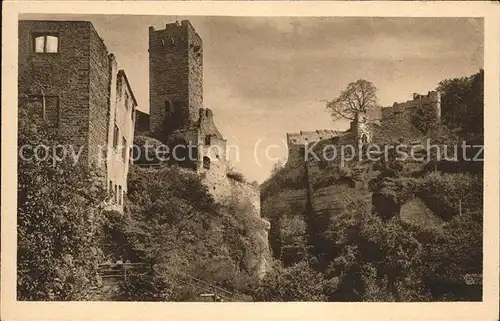 Wertheim Main Schlossruine Kat. Wertheim