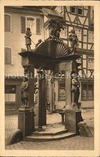 Wertheim Main Engelsbrunnen Kat. Wertheim