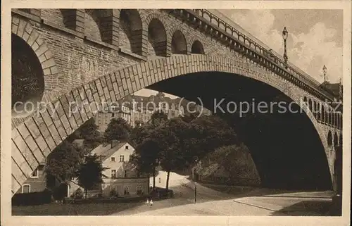 Plauen Vogtland Friedrich Augustbruecke Kat. Plauen