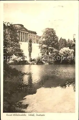 Kassel Wilhelmshoehe mit Schloss  Kat. Kassel