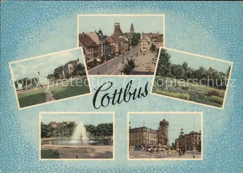 Cottbus Schillerplatz u.Altmarkt Kat. Cottbus